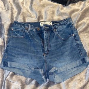 Blue jean shorts!